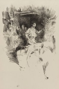 鍛冶屋、1895-1896年（リソ紙） 作： James Abbott McNeill Whistler
